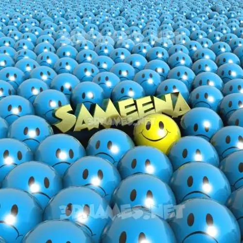 sameena in Special Smileys style - 3D name wallpaper sameena in Special Smileys style - 3D name wallpaper