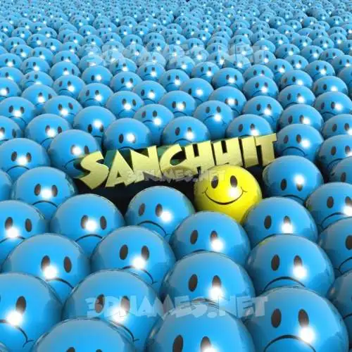 sanchhit in Special Smileys style - 3D name wallpaper sanchhit in Special Smileys style - 3D name wallpaper