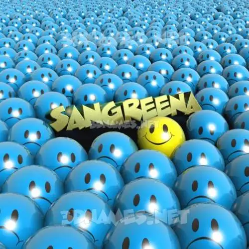 sangreena in Special Smileys style - 3D name wallpaper sangreena in Special Smileys style - 3D name wallpaper