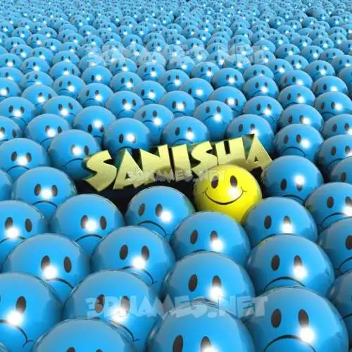 sanisha in Special Smileys style - 3D name wallpaper sanisha in Special Smileys style - 3D name wallpaper
