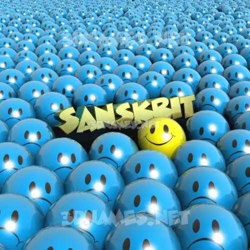 sanskrit in Special Smileys style - 3D name wallpaper sanskrit in Special Smileys style - 3D name wallpaper