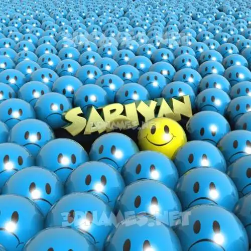 sariyan in Special Smileys style - 3D name wallpaper sariyan in Special Smileys style - 3D name wallpaper