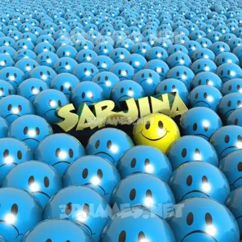 sarjina in Special Smileys style - 3D name wallpaper sarjina in Special Smileys style - 3D name wallpaper