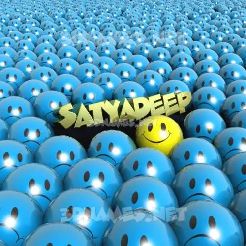 satyadeep in Special Smileys style - 3D name wallpaper
