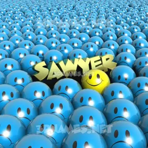 sawyer in Special Smileys style - 3D name wallpaper sawyer in Special Smileys style - 3D name wallpaper