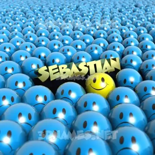 sebastian in Special Smileys style - 3D name wallpaper sebastian in Special Smileys style - 3D name wallpaper