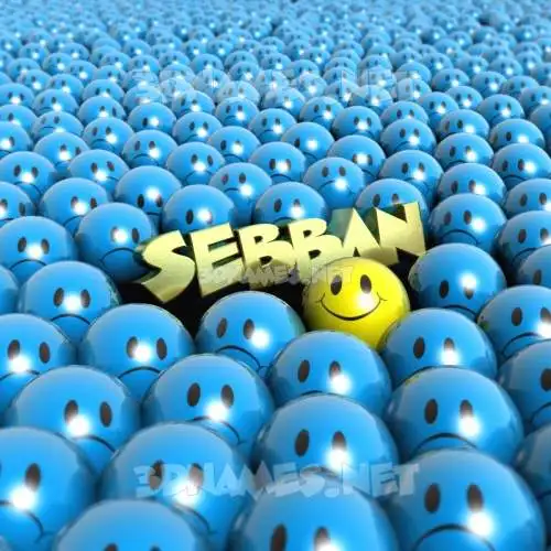 sebban in Special Smileys style - 3D name wallpaper sebban in Special Smileys style - 3D name wallpaper