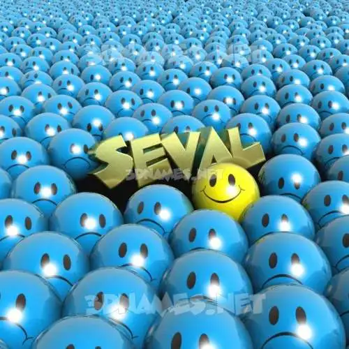 seval in Special Smileys style - 3D name wallpaper