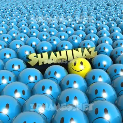 shahinaz in Special Smileys style - 3D name wallpaper shahinaz in Special Smileys style - 3D name wallpaper