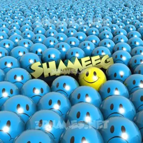 shameeg in Special Smileys style - 3D name wallpaper shameeg in Special Smileys style - 3D name wallpaper