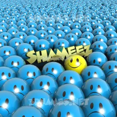 shameez in Special Smileys style - 3D name wallpaper shameez in Special Smileys style - 3D name wallpaper