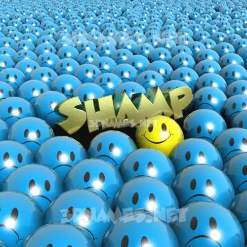 shamp in Special Smileys style - 3D name wallpaper shamp in Special Smileys style - 3D name wallpaper