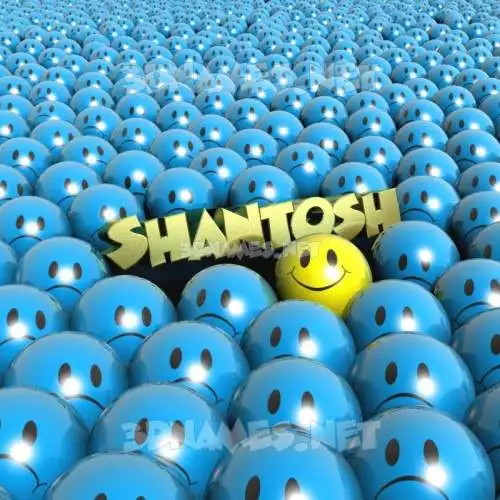 shantosh in Special Smileys style - 3D name wallpaper shantosh in Special Smileys style - 3D name wallpaper