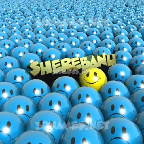 sherebanu in Special Smileys style - 3D name wallpaper sherebanu in Special Smileys style - 3D name wallpaper