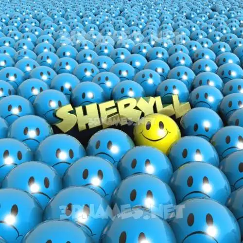 sheryll in Special Smileys style - 3D name wallpaper sheryll in Special Smileys style - 3D name wallpaper