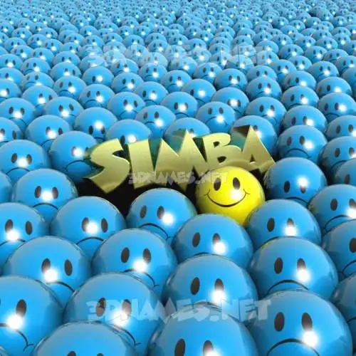 simba in Special Smileys style - 3D name wallpaper simba in Special Smileys style - 3D name wallpaper