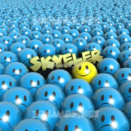 skyeler in Special Smileys style - 3D name wallpaper skyeler in Special Smileys style - 3D name wallpaper