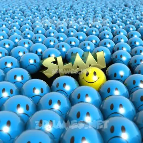 slaai in Special Smileys style - 3D name wallpaper slaai in Special Smileys style - 3D name wallpaper