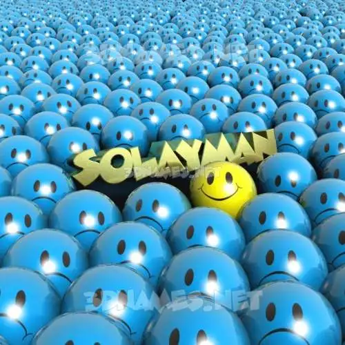 solayman in Special Smileys style - 3D name wallpaper