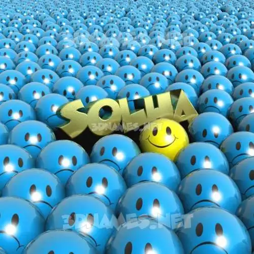 solha in Special Smileys style - 3D name wallpaper solha in Special Smileys style - 3D name wallpaper