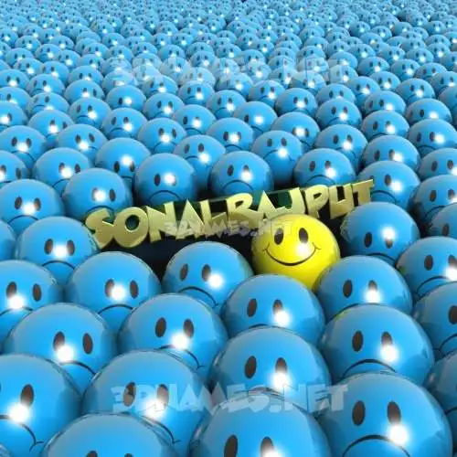 sonalrajput in Special Smileys style - 3D name wallpaper