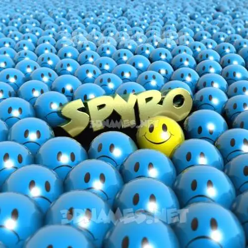 spyro in Special Smileys style - 3D name wallpaper spyro in Special Smileys style - 3D name wallpaper