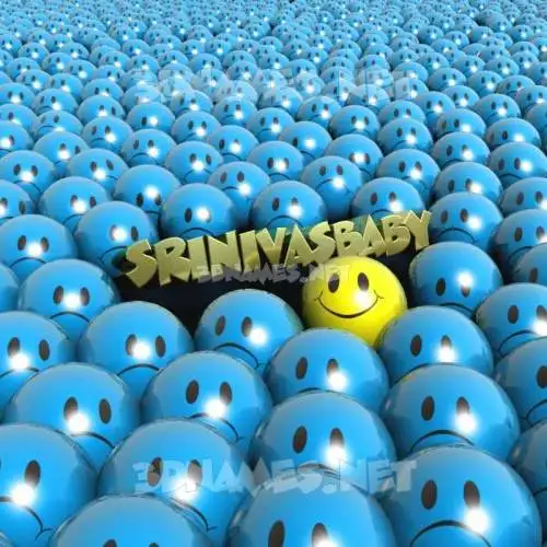srinivasbaby in Special Smileys style - 3D name wallpaper