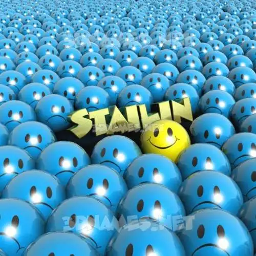 stailin in Special Smileys style - 3D name wallpaper