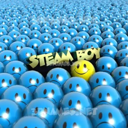 steam boy in Special Smileys style - 3D name wallpaper steam boy in Special Smileys style - 3D name wallpaper