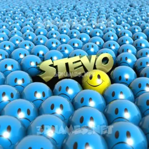 stevo in Special Smileys style - 3D name wallpaper stevo in Special Smileys style - 3D name wallpaper