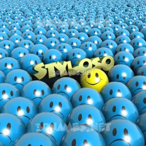 styloso in Special Smileys style - 3D name wallpaper
