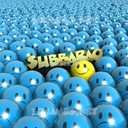 subbarao in Special Smileys style - 3D name wallpaper