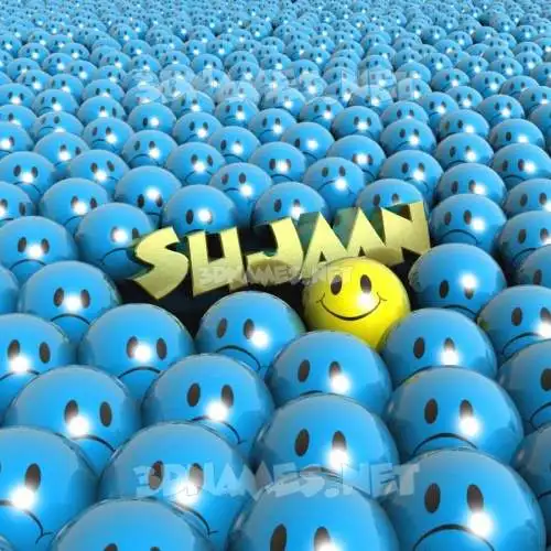 sujaan in Special Smileys style - 3D name wallpaper