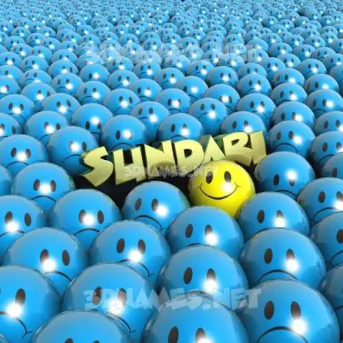 sundari in Special Smileys style - 3D name wallpaper