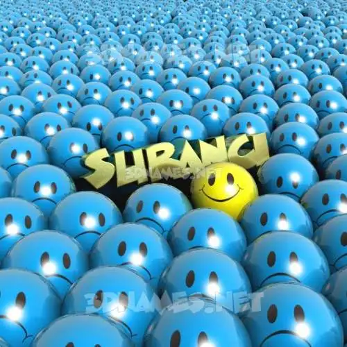 suranci in Special Smileys style - 3D name wallpaper