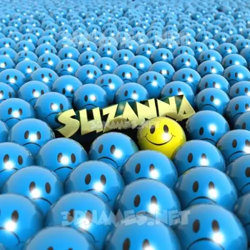 suzanna in Special Smileys style - 3D name wallpaper suzanna in Special Smileys style - 3D name wallpaper