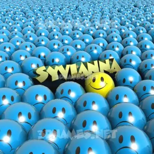 syvianna in Special Smileys style - 3D name wallpaper