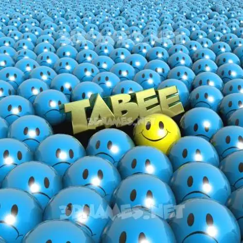 tabee in Special Smileys style - 3D name wallpaper tabee in Special Smileys style - 3D name wallpaper