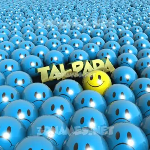 talpada in Special Smileys style - 3D name wallpaper
