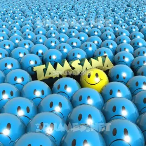 tamsana in Special Smileys style - 3D name wallpaper