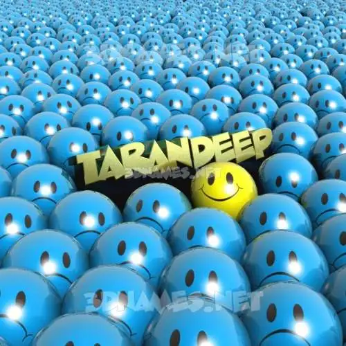 tarandeep in Special Smileys style - 3D name wallpaper