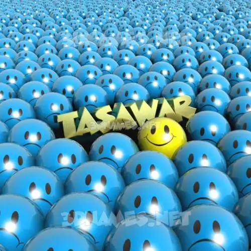 tasawar in Special Smileys style - 3D name wallpaper