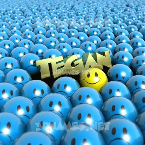 tegan in Special Smileys style - 3D name wallpaper tegan in Special Smileys style - 3D name wallpaper