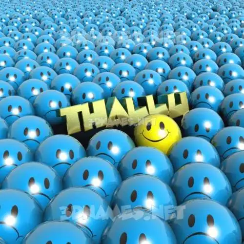 thallu in Special Smileys style - 3D name wallpaper