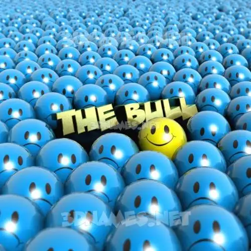 the bull in Special Smileys style - 3D name wallpaper the bull in Special Smileys style - 3D name wallpaper