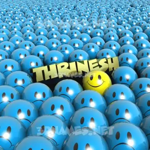 thrinesh in Special Smileys style - 3D name wallpaper