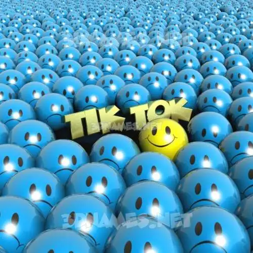 tik tok in Special Smileys style - 3D name wallpaper tik tok in Special Smileys style - 3D name wallpaper