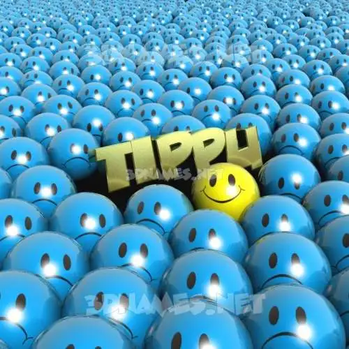 tippu in Special Smileys style - 3D name wallpaper