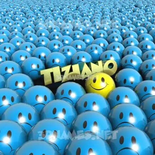tiziano in Special Smileys style - 3D name wallpaper tiziano in Special Smileys style - 3D name wallpaper