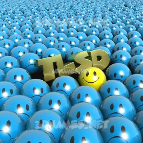 tlsd in Special Smileys style - 3D name wallpaper